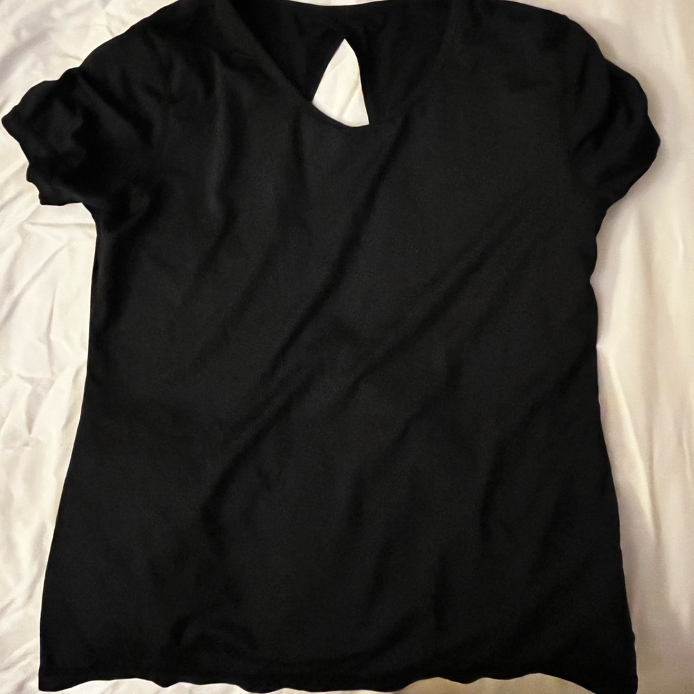 Buffbunny open back shirt.